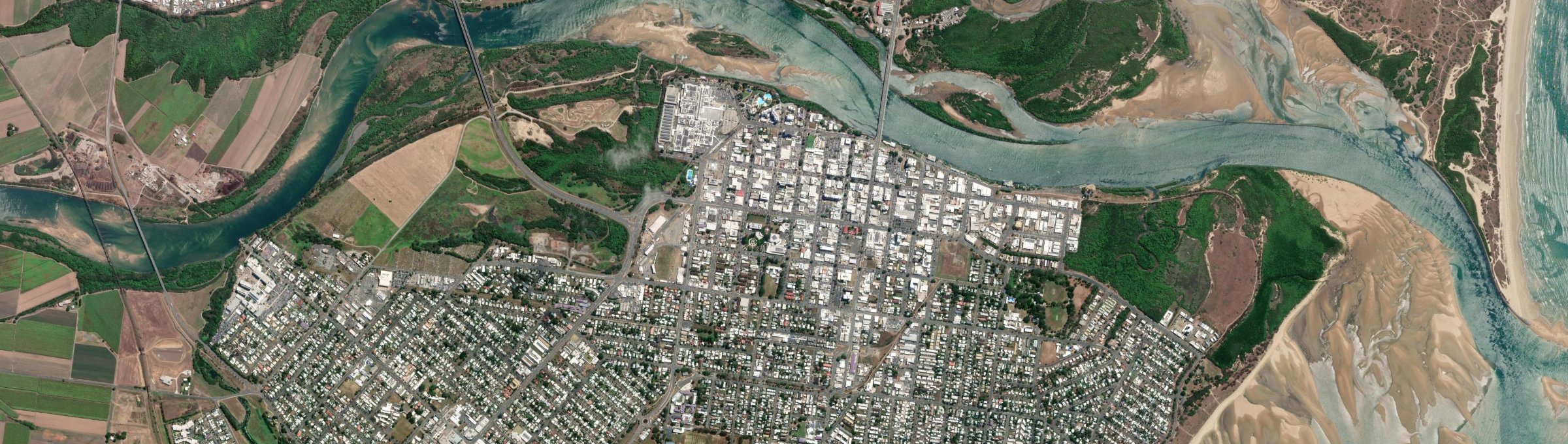 Aerial view of Mackay, QLD