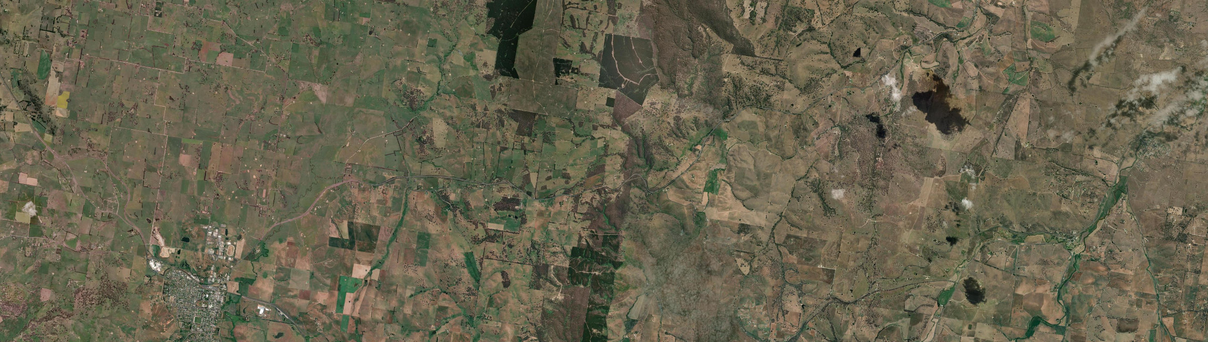 Aerial view of Fitzgeralds Mount, NSW