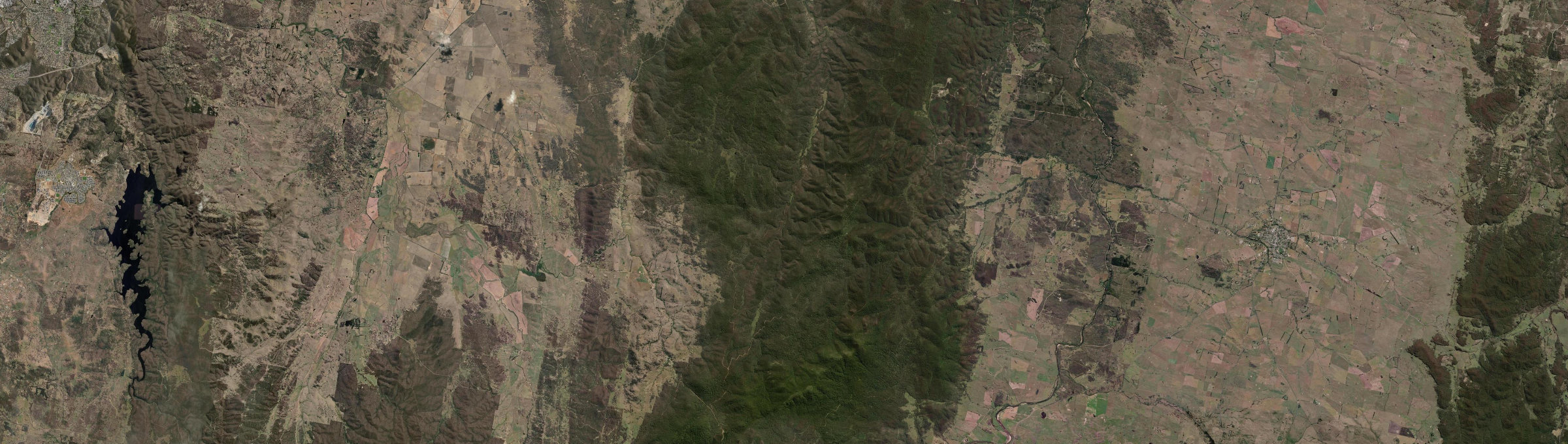 Aerial view of Palerang, NSW