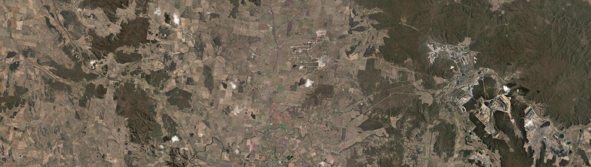 Aerial view of Stubbo, NSW