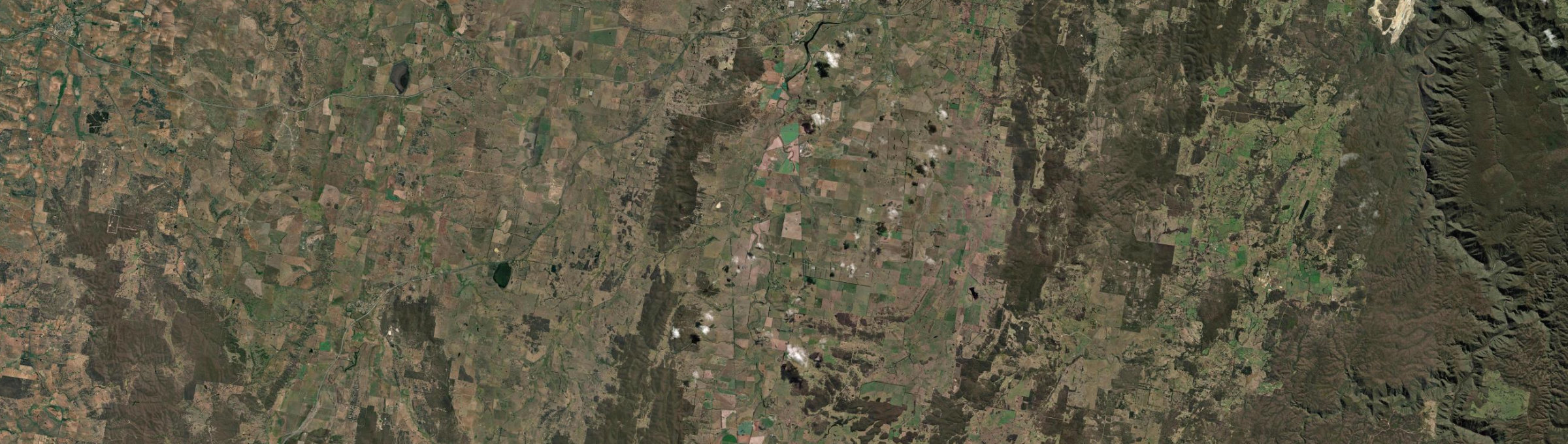 Aerial view of Tirrannaville, NSW
