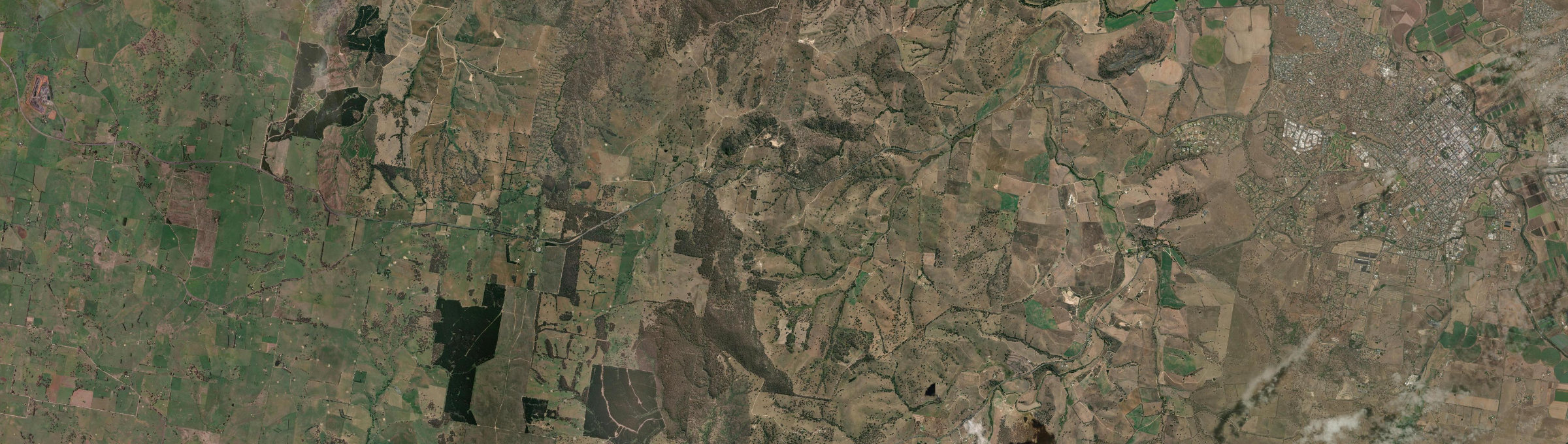 Aerial view of The Rocks (Bathurst Regional - NSW), NSW