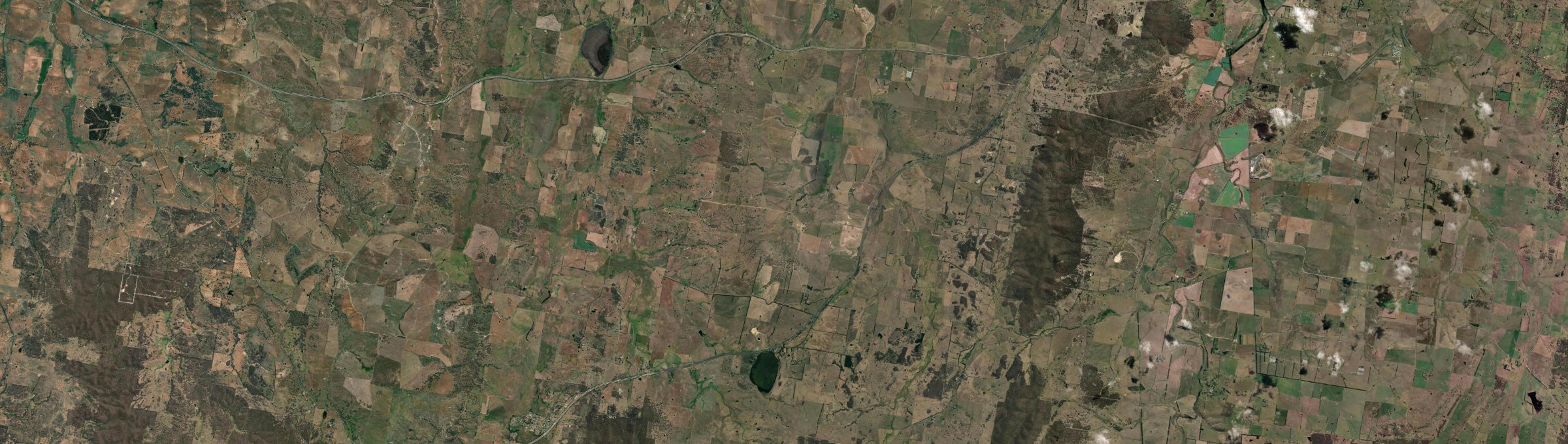 Aerial view of Wollogorang, NSW