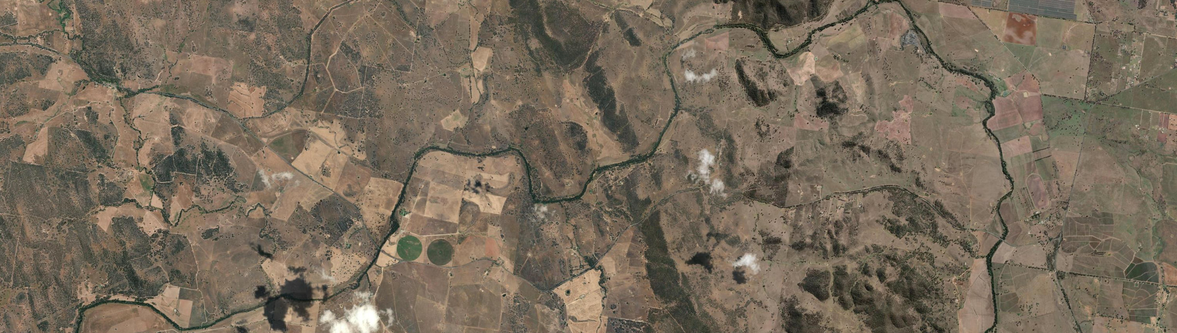 Aerial view of Two Mile Flat, NSW