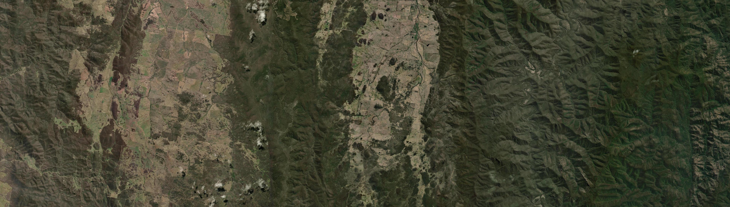 Aerial view of Jinden, NSW