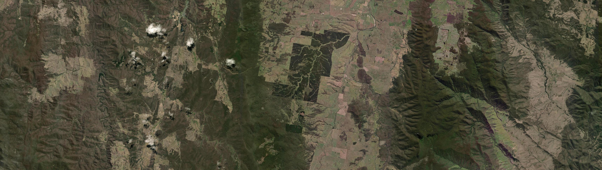 Aerial view of Kindervale, NSW