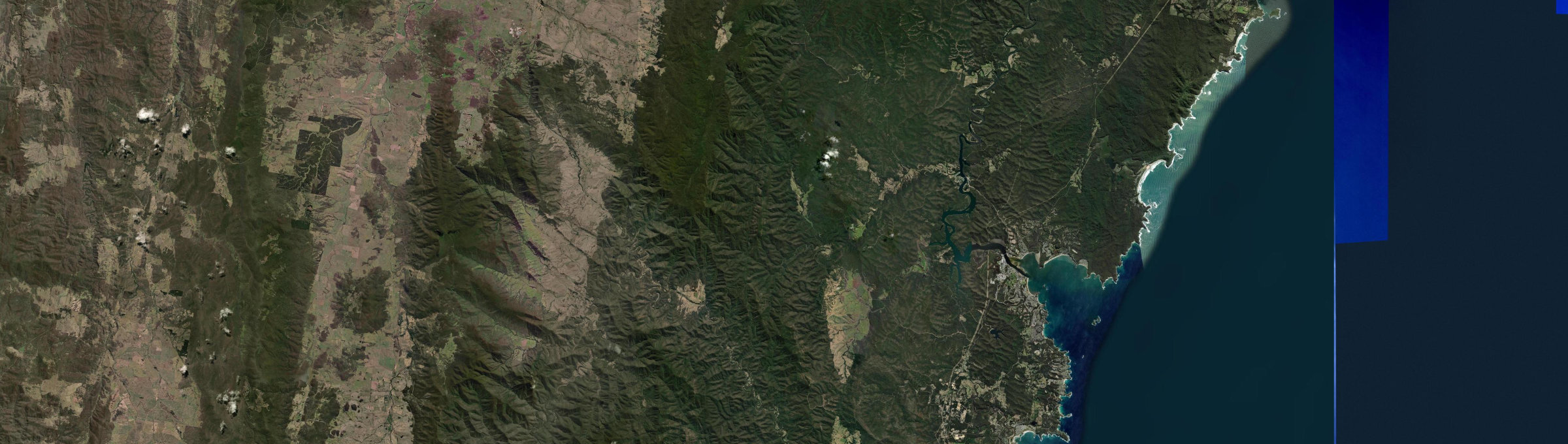 Aerial view of Buckenbowra, NSW