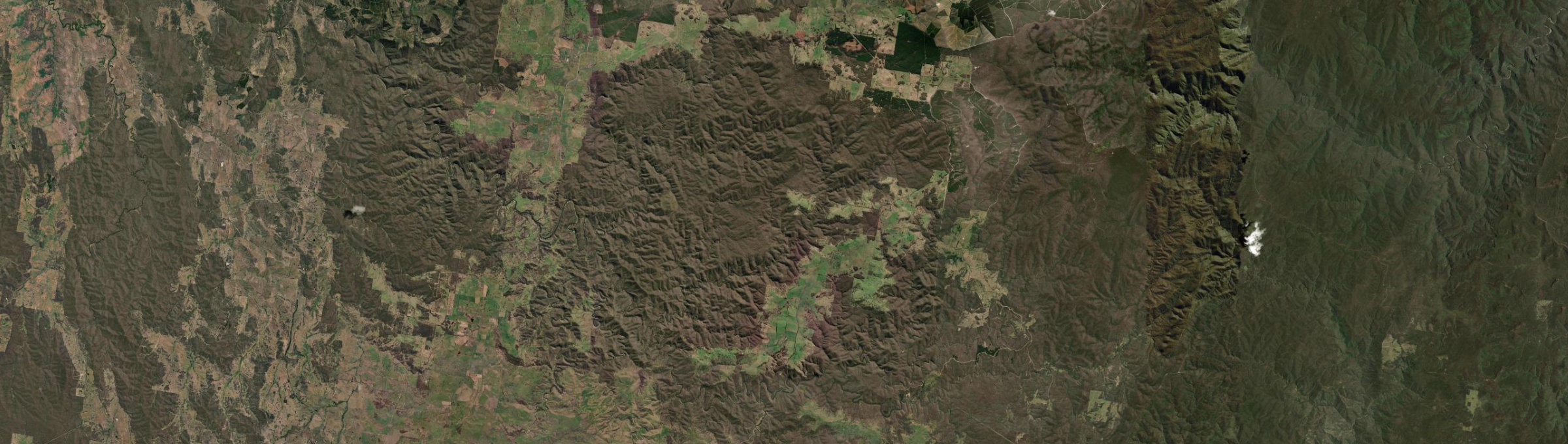 Aerial view of Paling Yards (Oberon - NSW), NSW