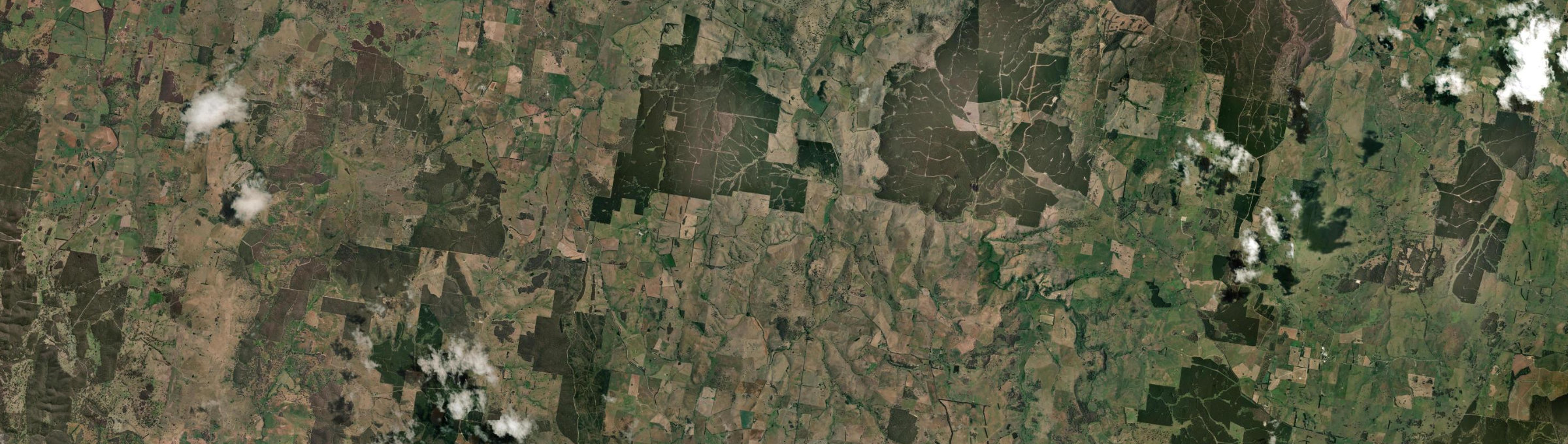Aerial view of Gilmandyke, NSW