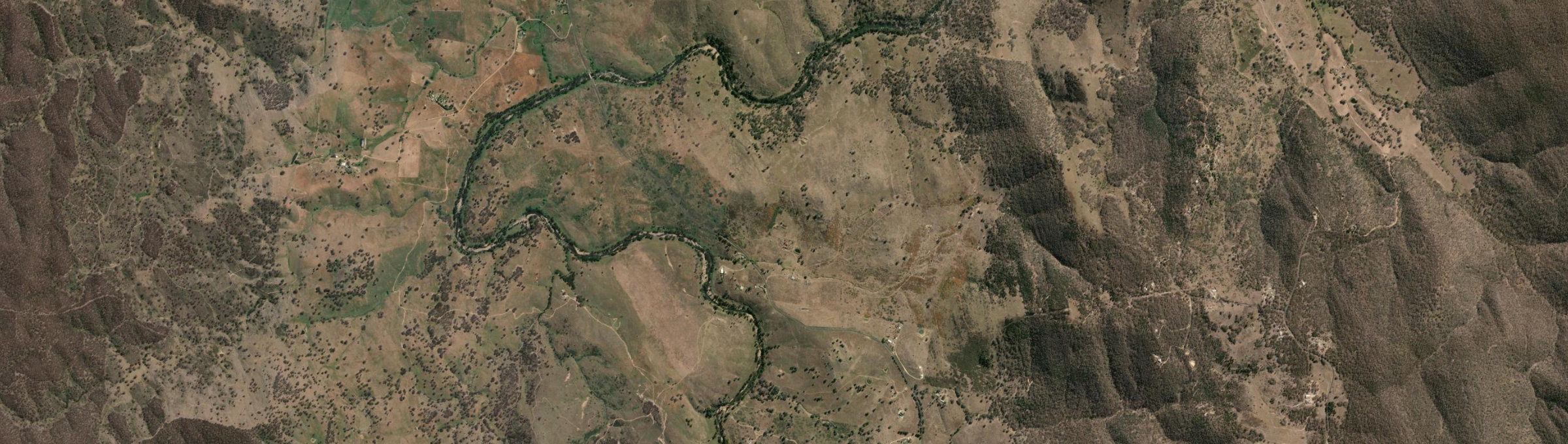 Aerial view of Milkers Flat, NSW