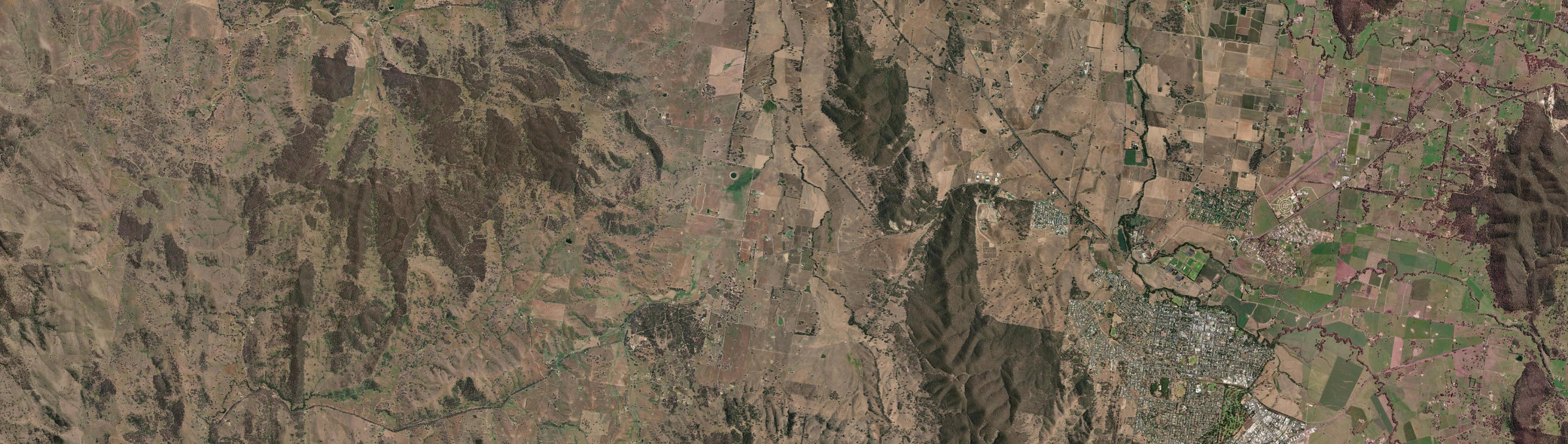 Aerial view of Erudgere, NSW