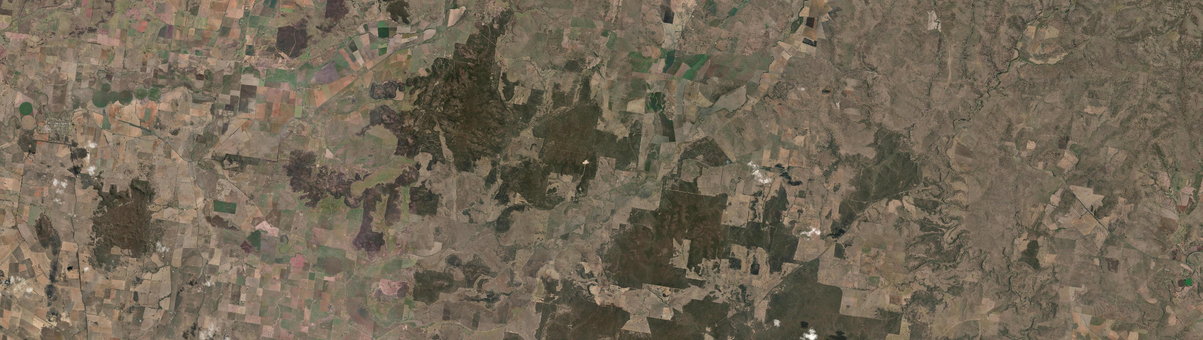 Aerial view of Uarbry, NSW