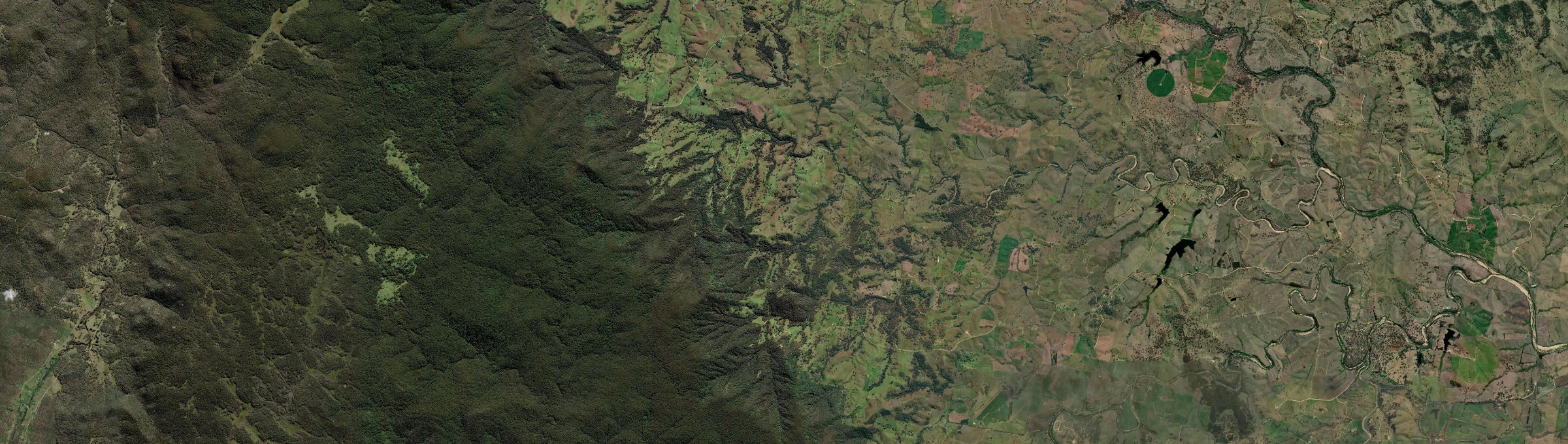 Aerial view of Mogilla, NSW