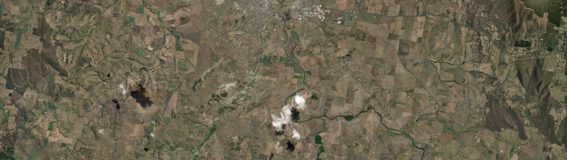Aerial view of Gormans Hill, NSW