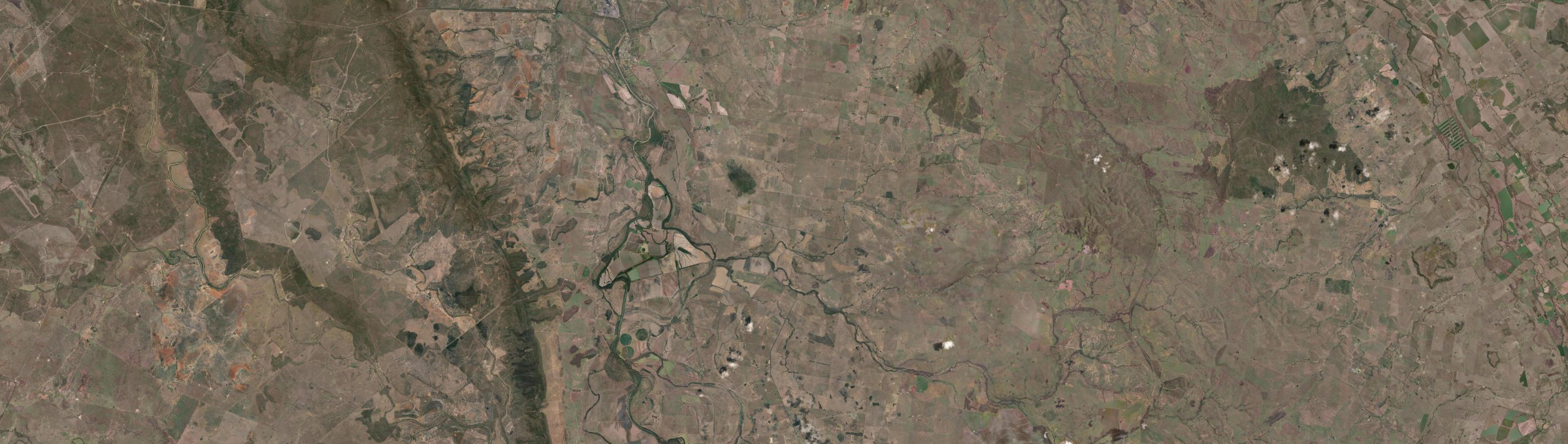 Aerial view of Baralaba, QLD