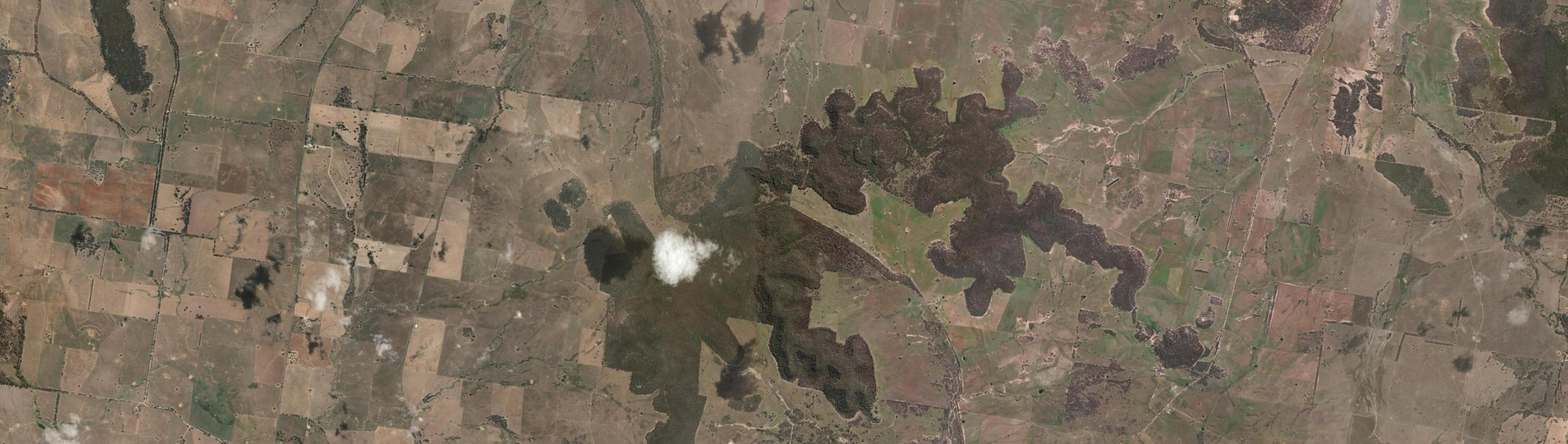 Aerial view of Barneys Reef, NSW