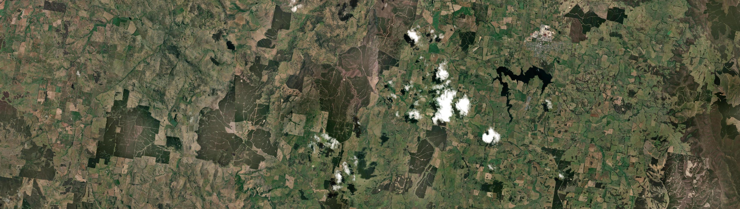 Aerial view of Essington, NSW