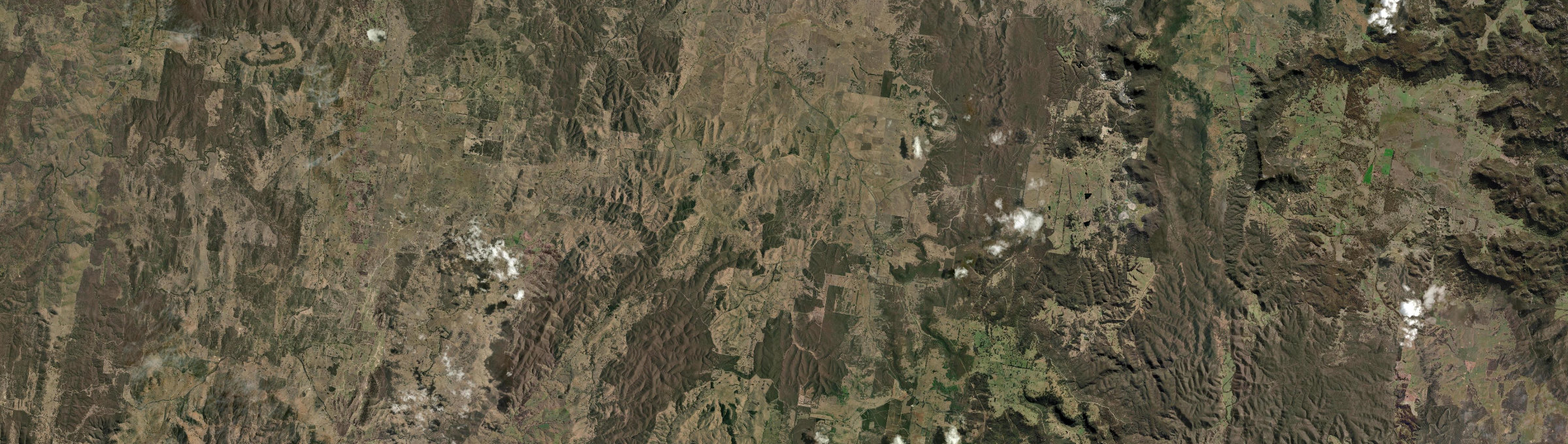 Aerial view of Ilford, NSW