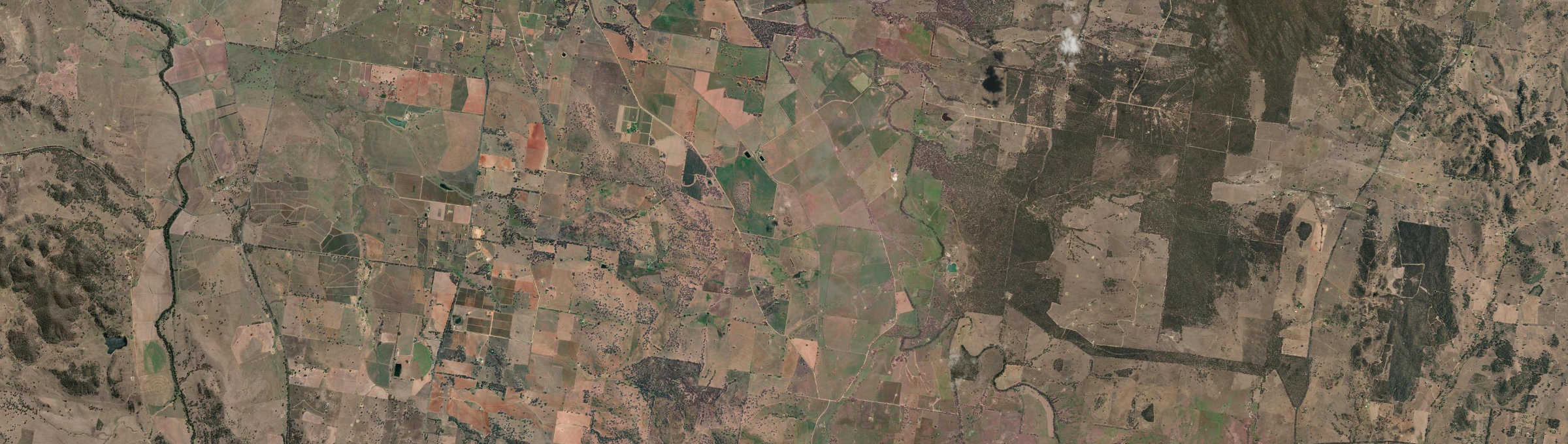 Aerial view of Canadian Lead, NSW