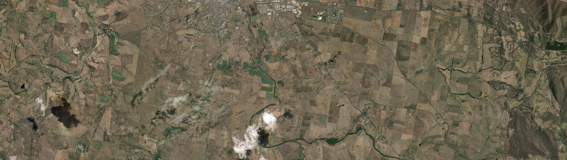 Aerial view of White Rock (NSW), NSW