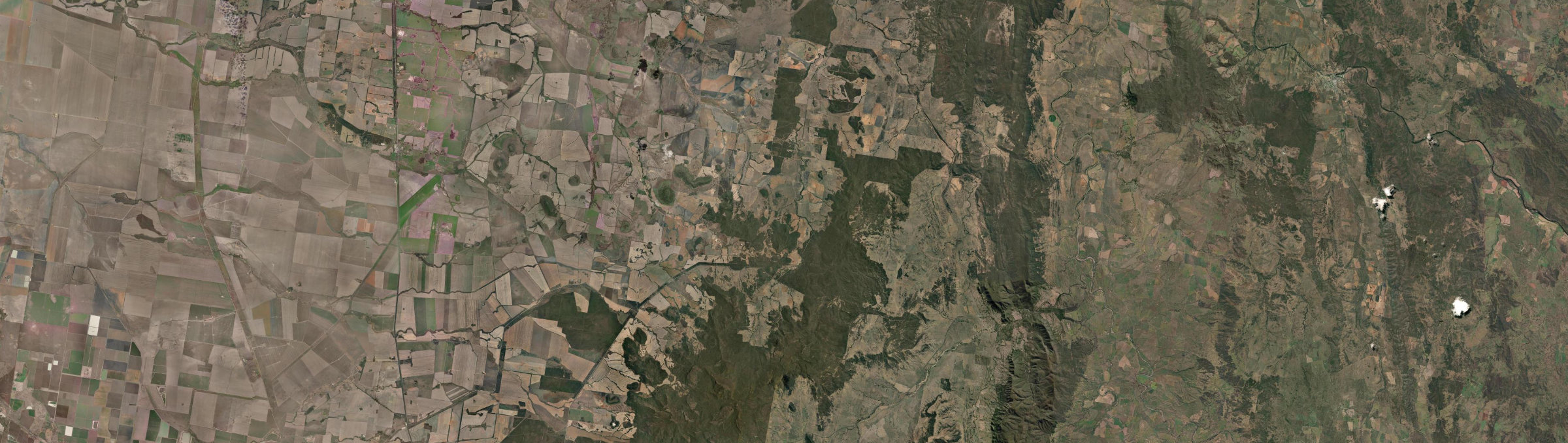 Aerial view of Berrigal, NSW