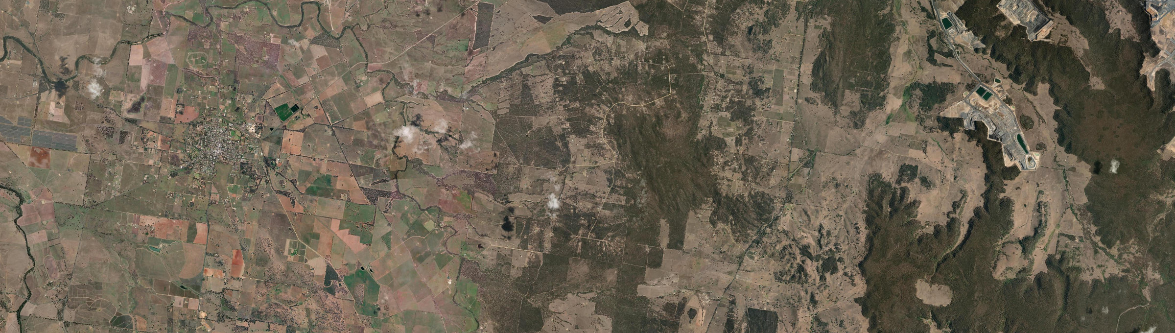 Aerial view of Yarrawonga (NSW), NSW