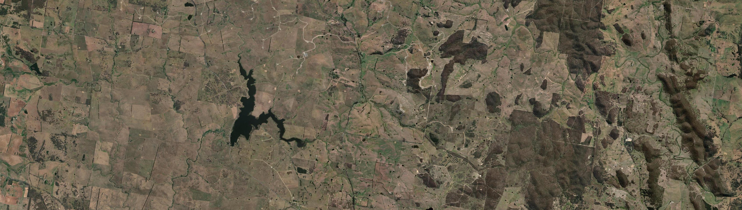 Aerial view of Woodhouselee, NSW