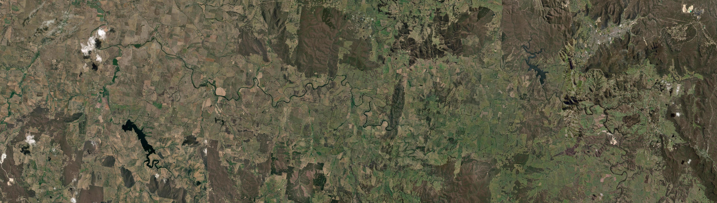 Aerial view of Tarana, NSW