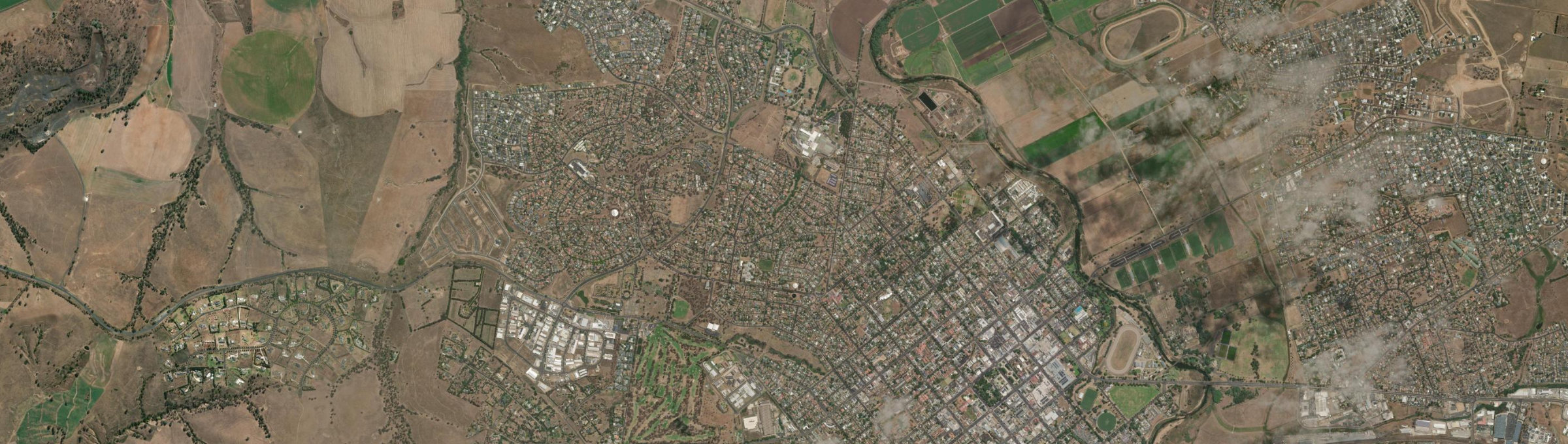 Aerial view of West Bathurst, NSW
