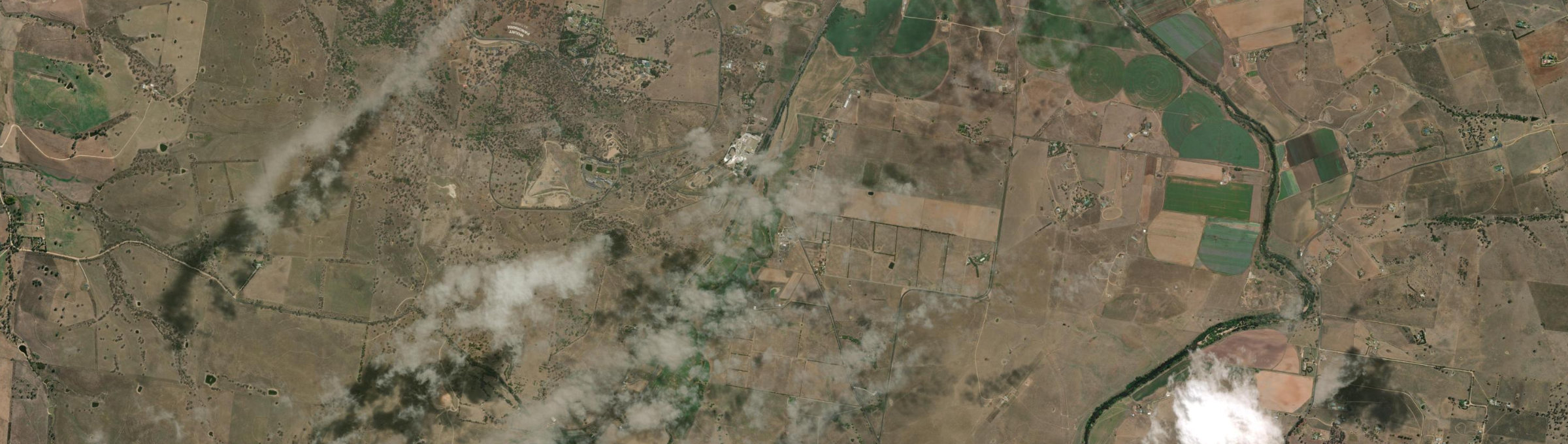 Aerial view of Orton Park, NSW