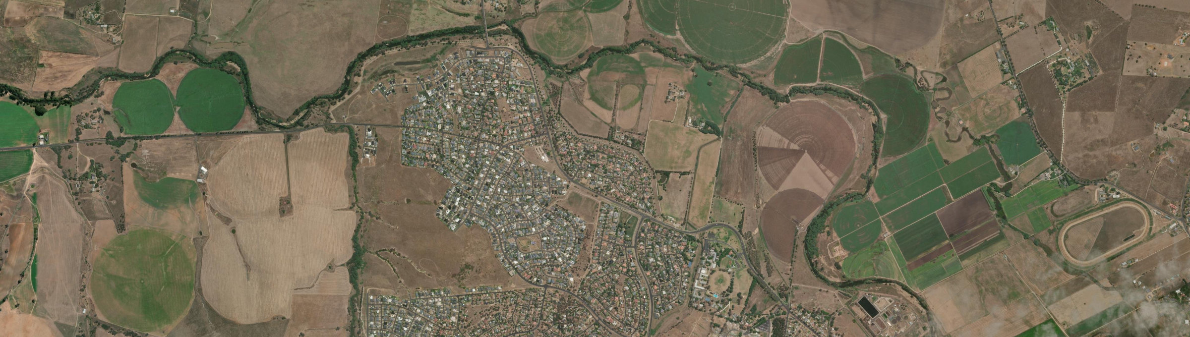 Aerial view of Abercrombie, NSW