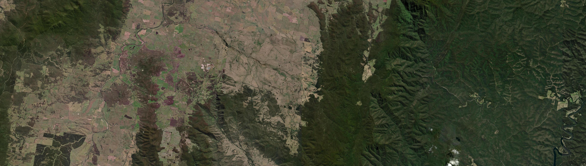Aerial view of Reidsdale, NSW