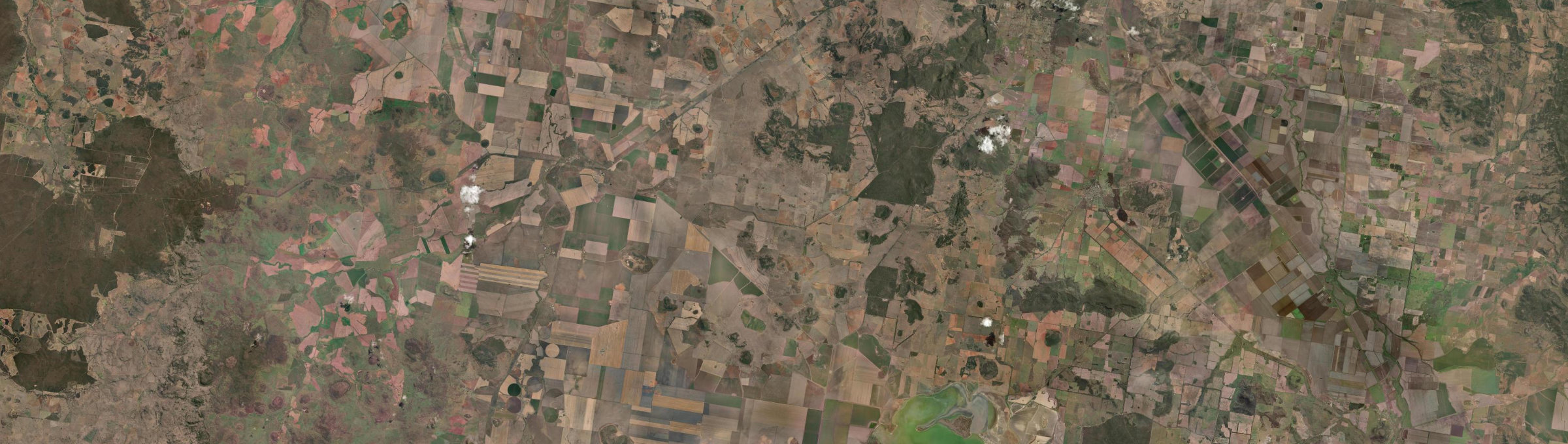 Aerial view of Milroy (Gunnedah - NSW), NSW