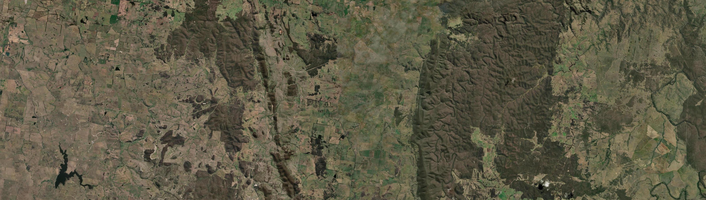 Aerial view of Chatsbury, NSW