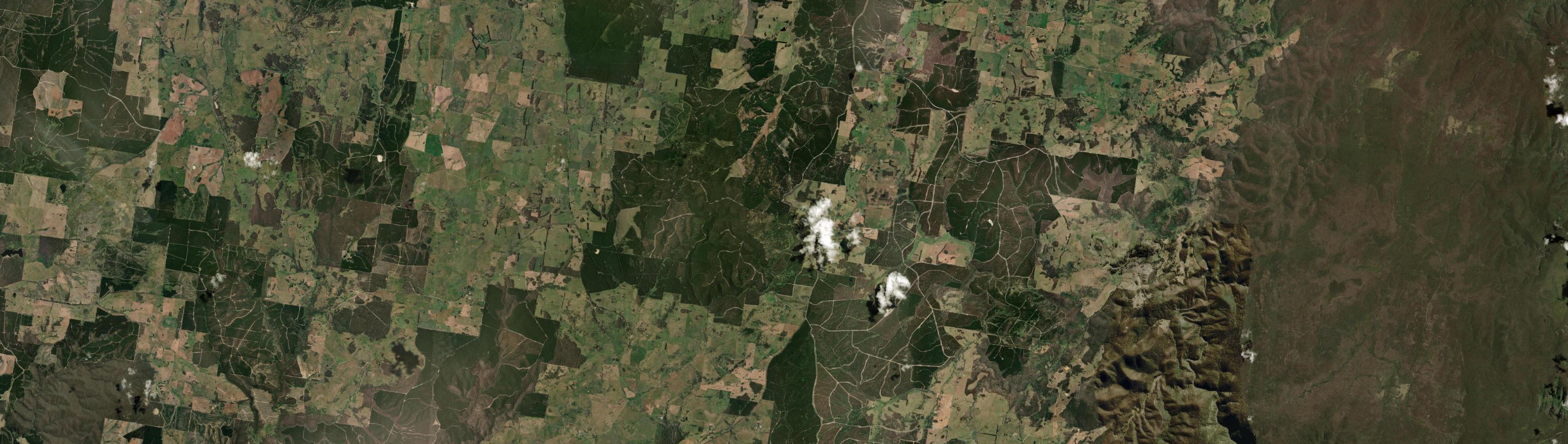 Aerial view of Shooters Hill, NSW