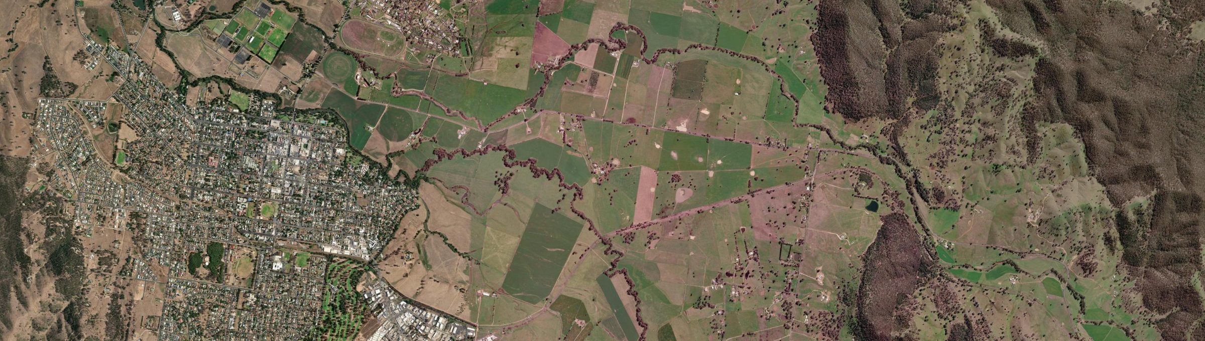 Aerial view of Milroy (Mid-Western Regional - NSW), NSW