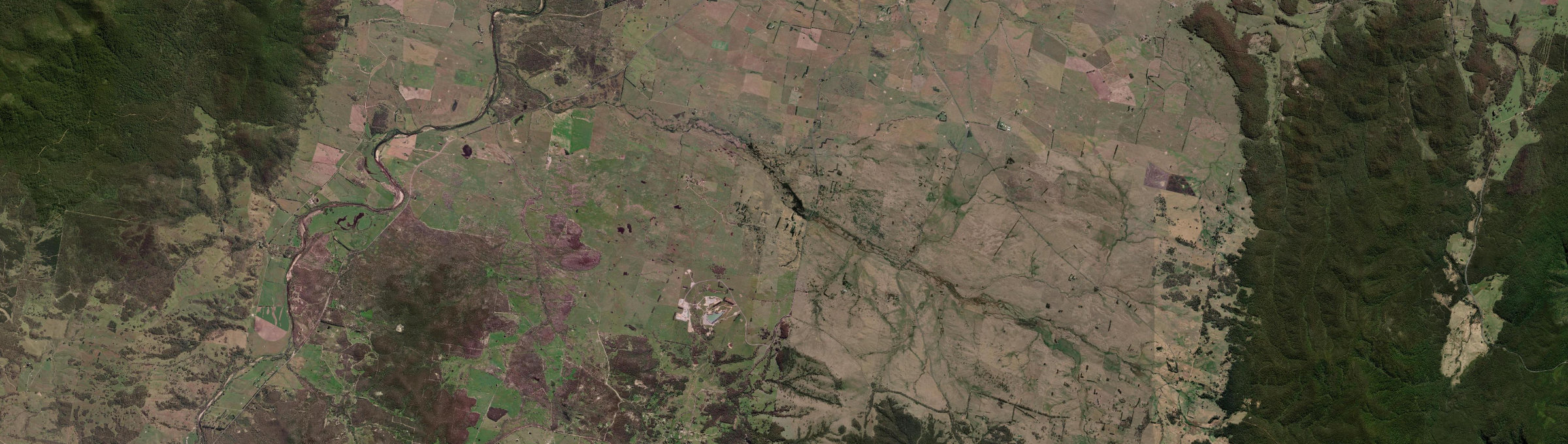 Aerial view of Jembaicumbene, NSW