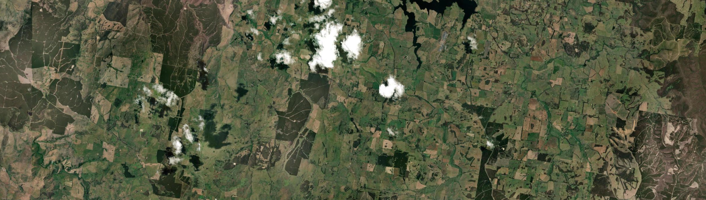Aerial view of Norway, NSW