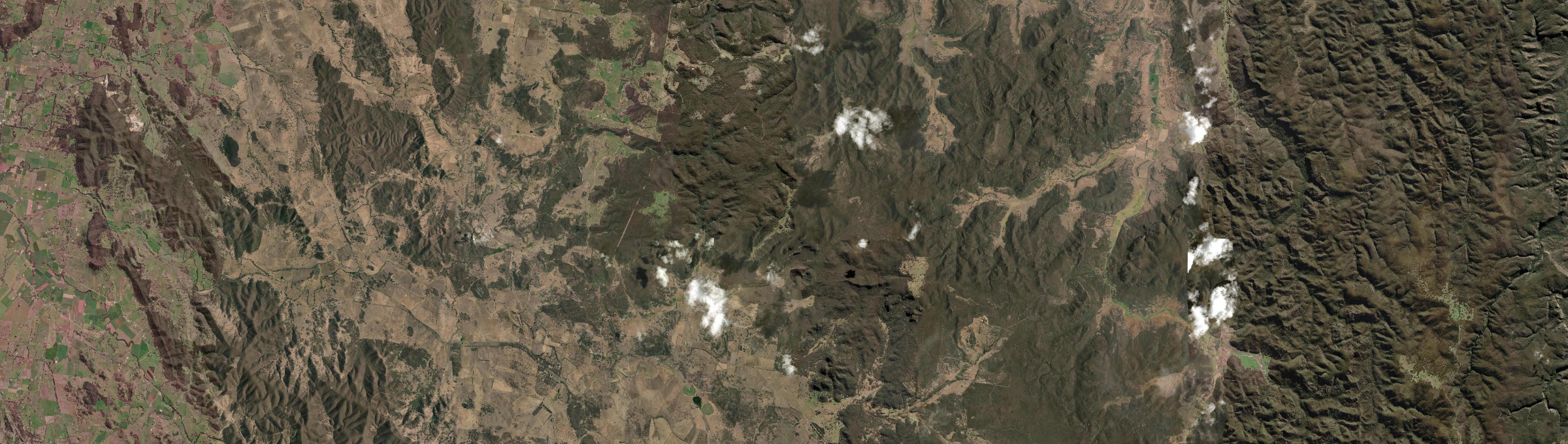 Aerial view of Pyangle, NSW