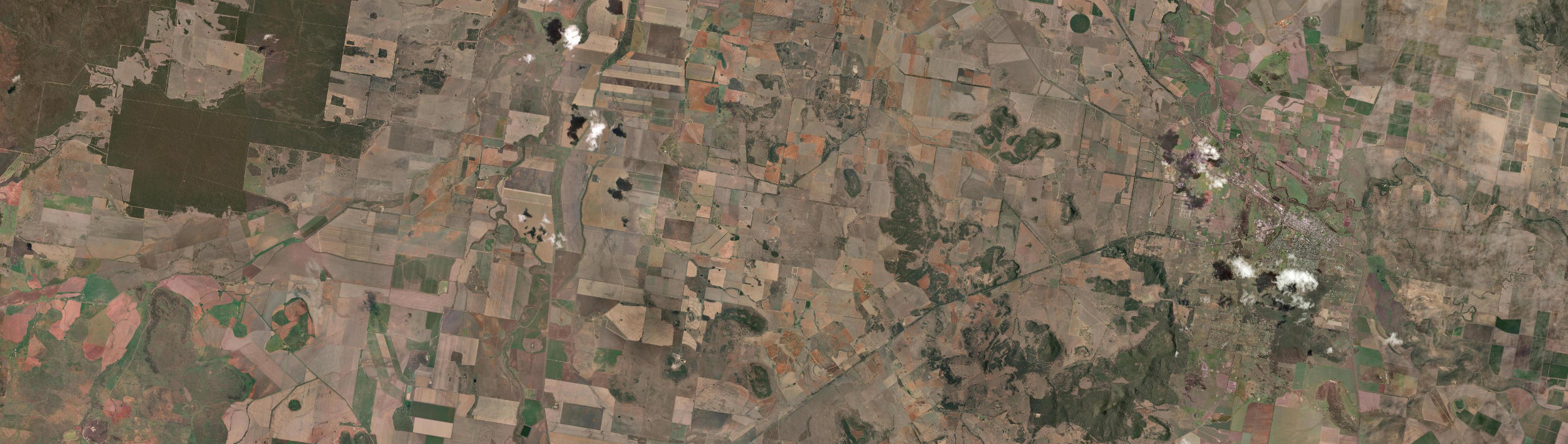 Aerial view of Marys Mount, NSW