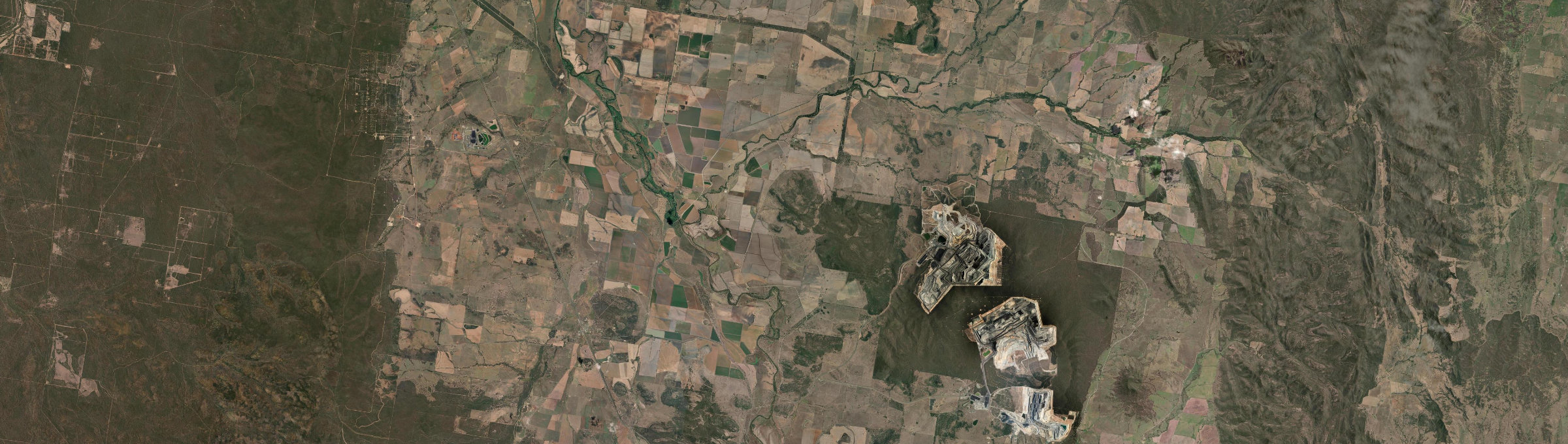 Aerial view of Harparary, NSW