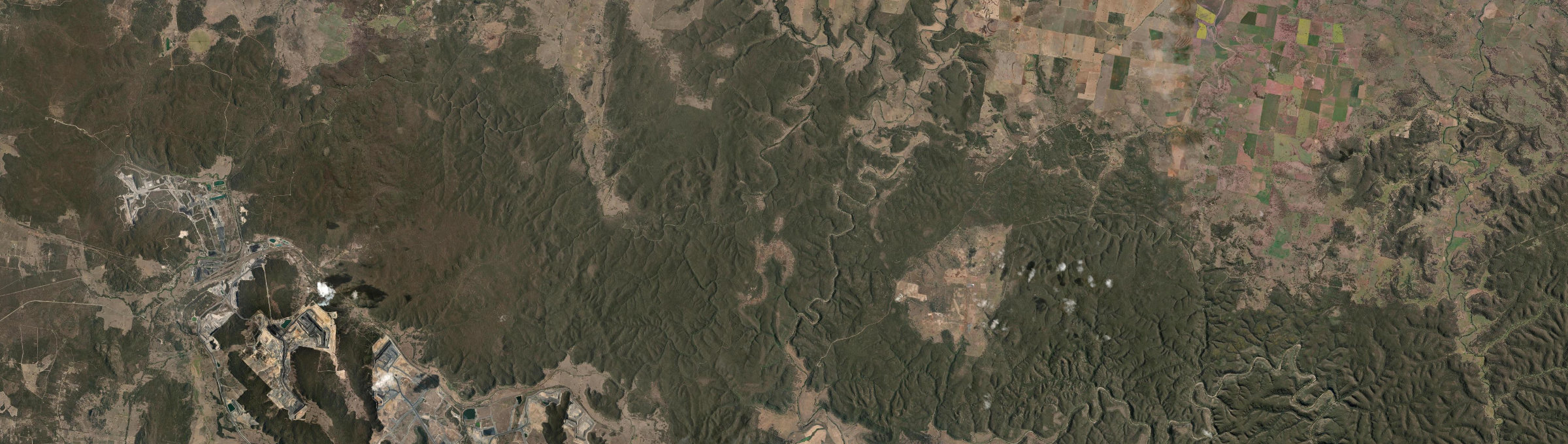 Aerial view of Mogo (Mid-Western Regional - NSW), NSW