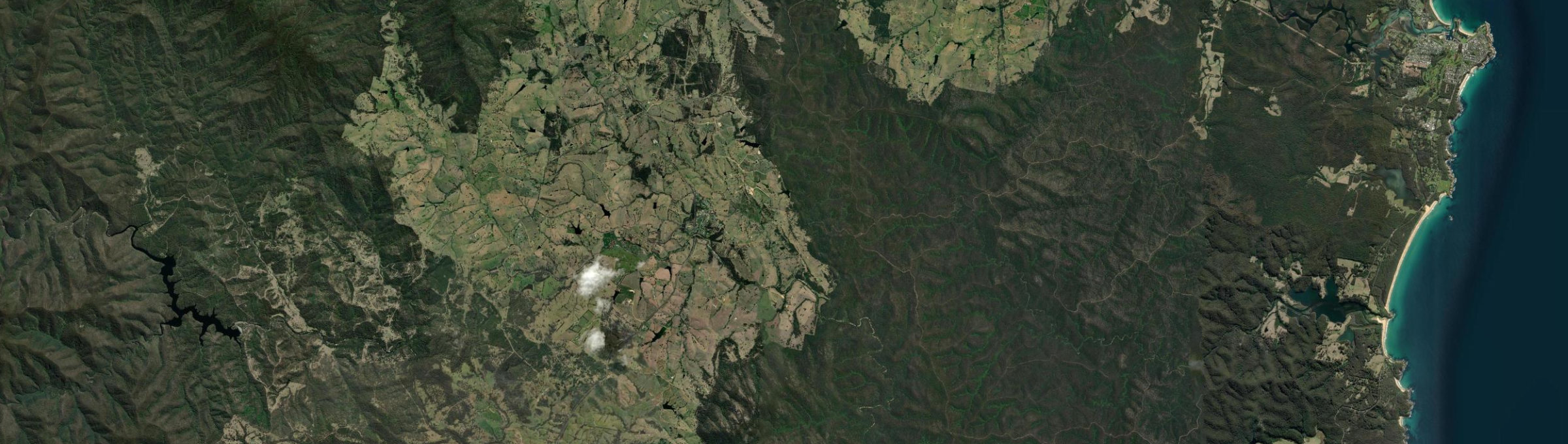 Aerial view of Quaama, NSW
