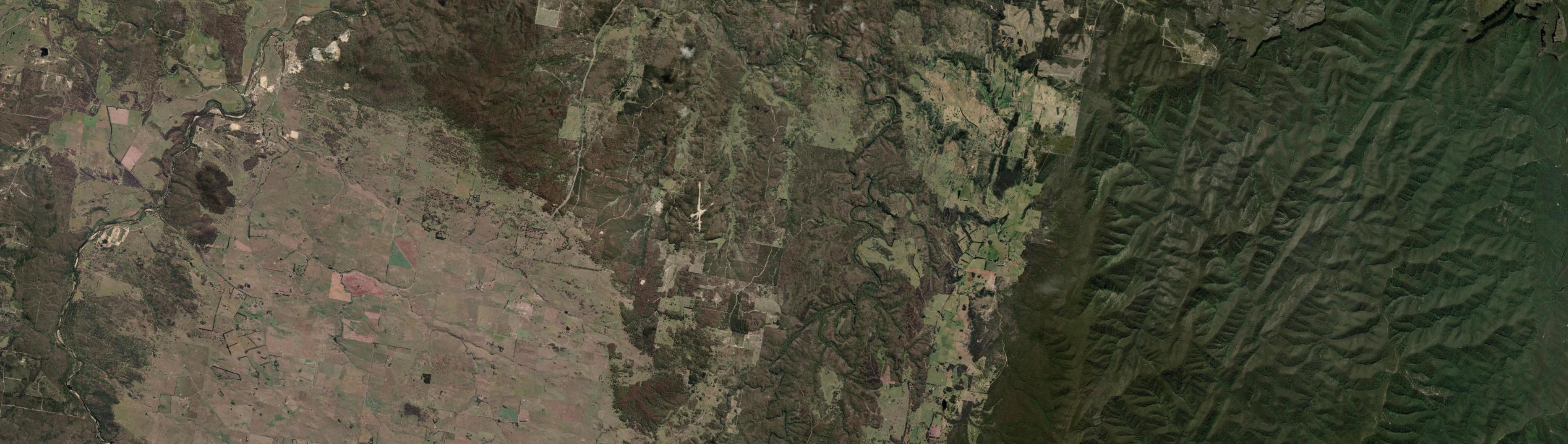Aerial view of Back Creek (Queanbeyan-Palerang Regional - NSW), NSW