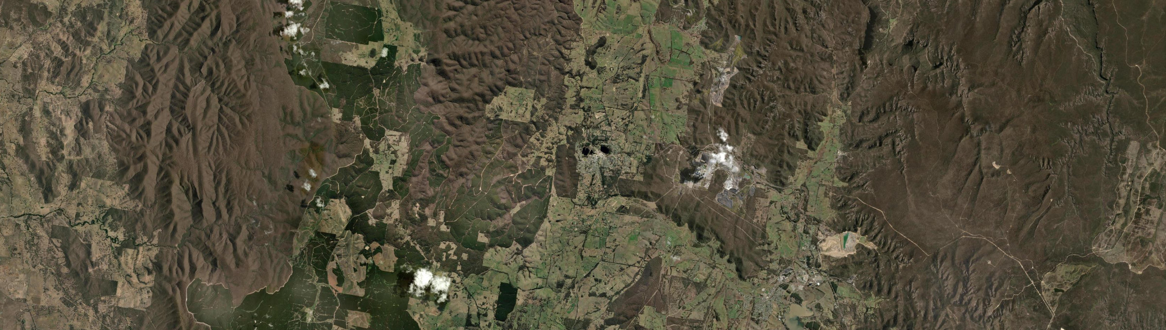 Aerial view of Portland (NSW), NSW