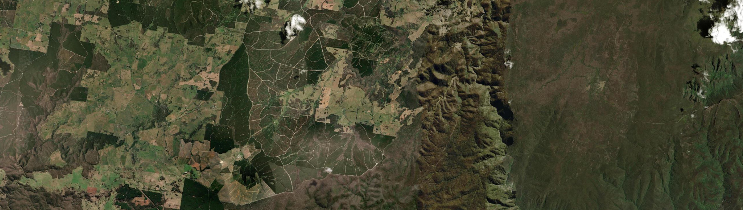 Aerial view of Jaunter, NSW