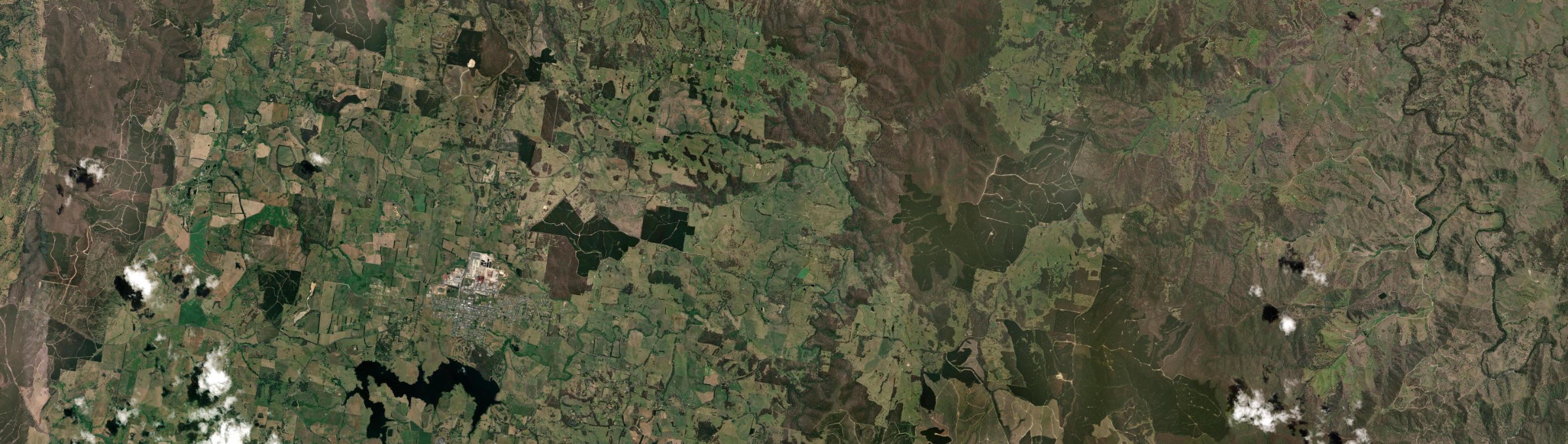 Aerial view of Duckmaloi, NSW