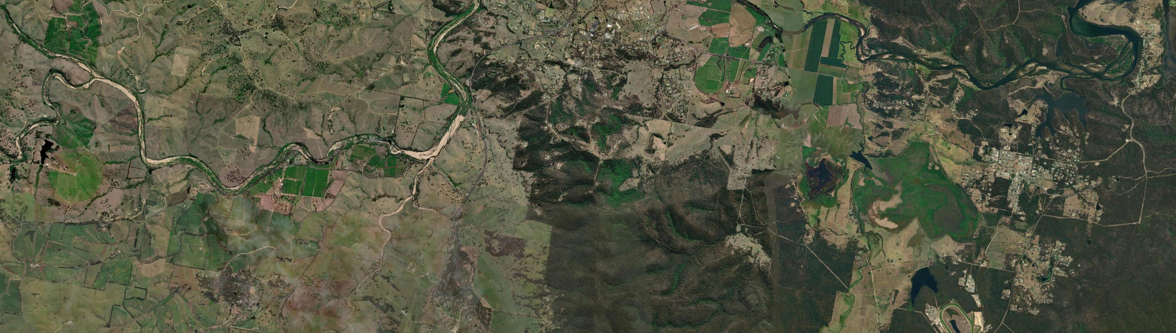 Aerial view of Black Range (NSW), NSW