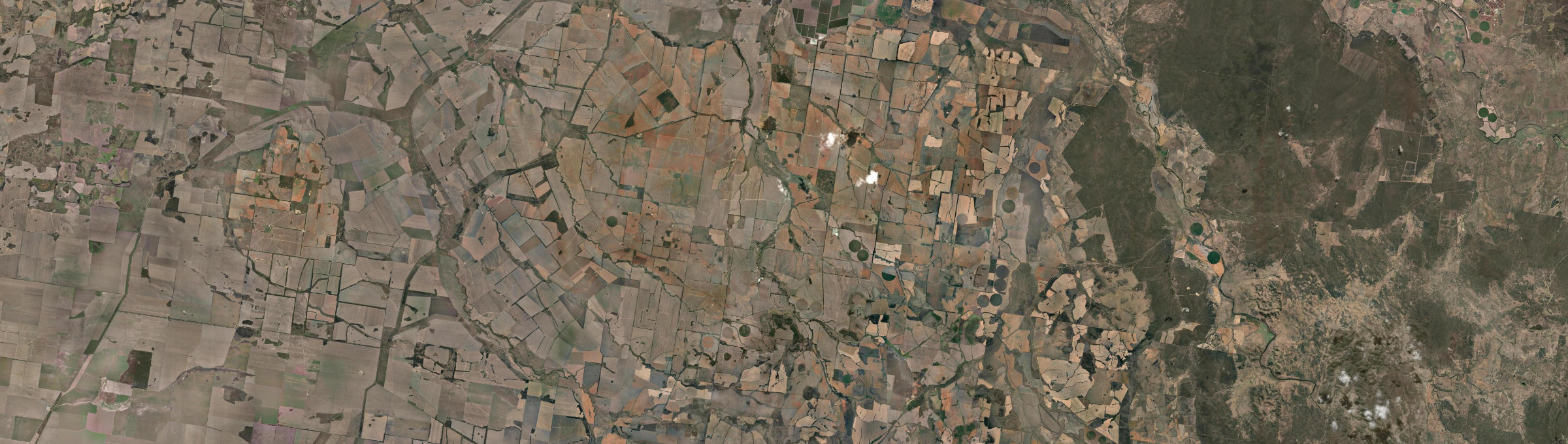 Aerial view of North Star, NSW