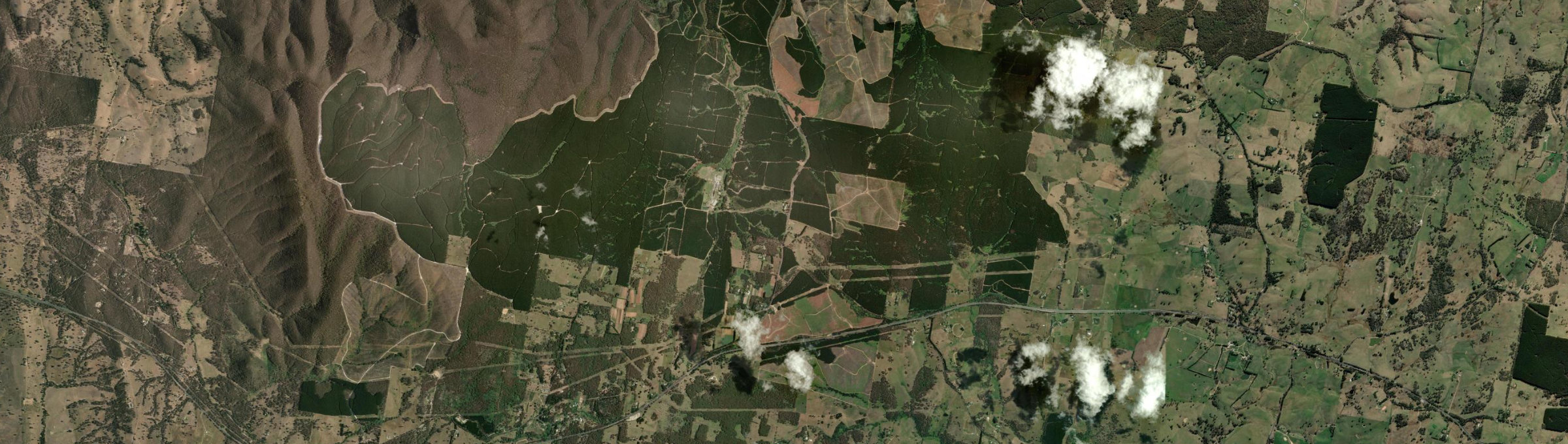 Aerial view of Kirkconnell, NSW